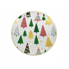 WHITE XMAS PIATTO PORTATA CM.30 (6pz)